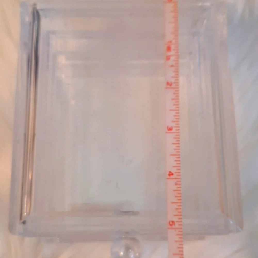 Petite Acrylic Jewelry Case or Vanity Organizer-3 Drawers